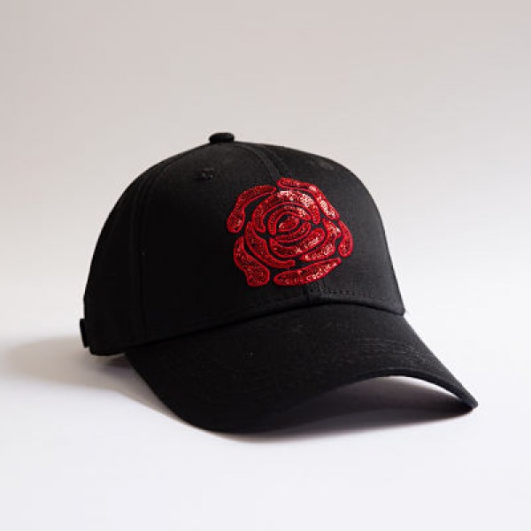 DOLLARS AND DREAMS CASQUETTE "GLITTER RED" BLACK 