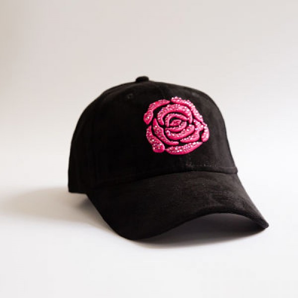 DOLLARS AND DREAMS CASQUETTE "STRASSE ROSE" BLACK