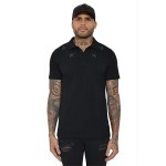 CONFLICT POLO METAL STARS BLACK