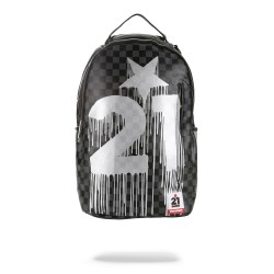 SPRAYGROUND BACKPACK SHORE 21 DRIPS WITH METALLIC PRINT - BLACK 