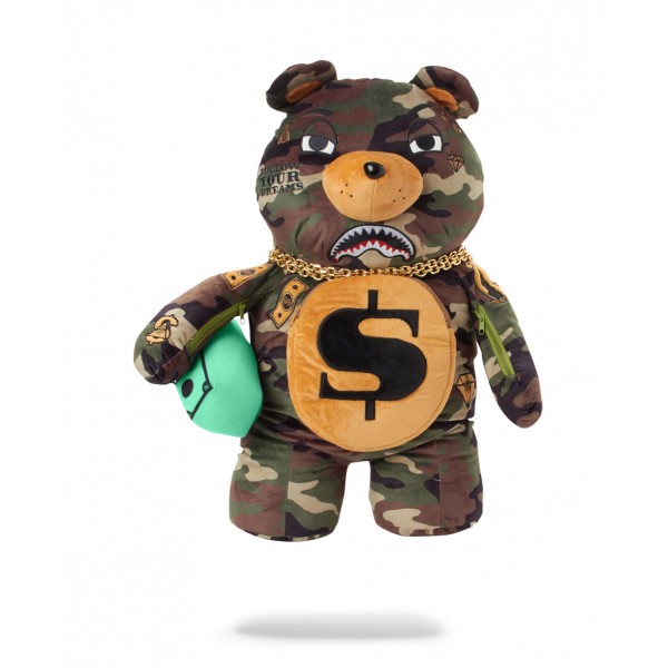  - 20 SPRAYGROUND BEAR BACKPACK Money Bear Teddy Bear